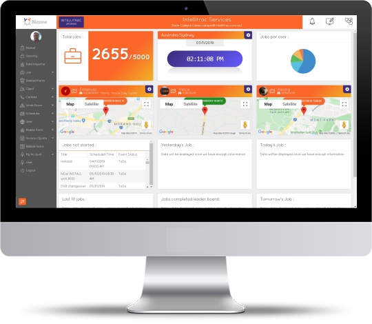 IntelliTrac Bizzow Dashboard