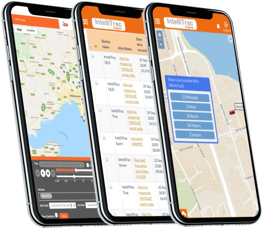 IntelliTrac GPS Tracking Telematics Apps